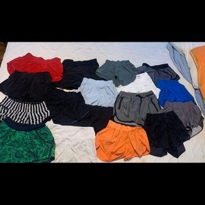 Lulu lemon shorts and skirts